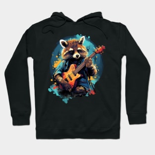 raccoon guitarist Hoodie